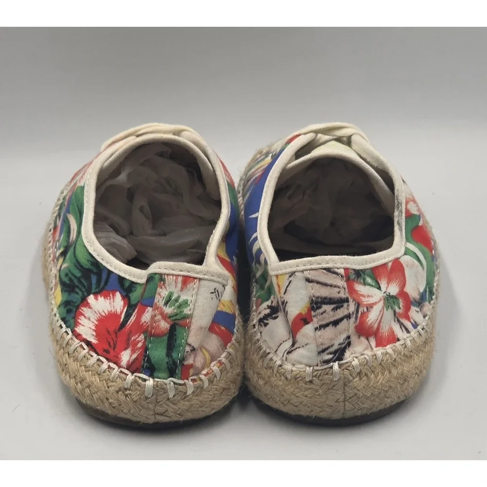 Steve Madden Broadwlk Tropical Espadrille Sneakers Womens 9.5 Floral Casual